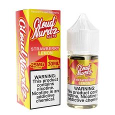 سالت کلود نوردز با طعم توت فرنگی لیمو با حجم 30 میل cloud-nurdz-salts-strawberry-lemon-30ml