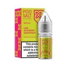نیکوتین سالت POD SALT - LIME RASPBERRY GRAPEFRUIT - 30ML