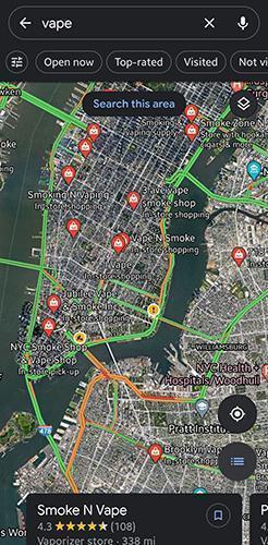 اپلیکیشن The Vaper Map
