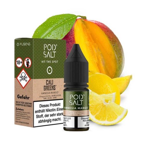نیکوتین سالت Pod Salt - Amnesia Mango - 10ML