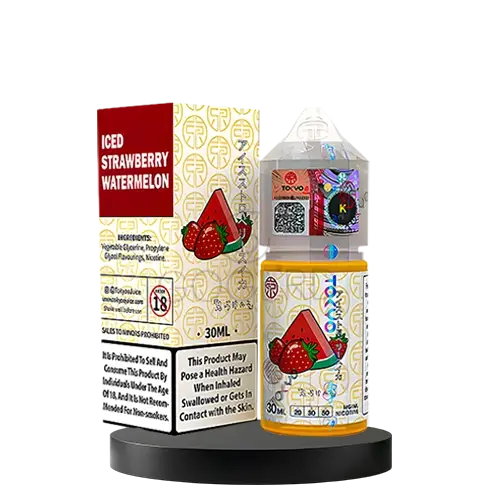 خرید سالت توت فرنگی هندوانه یخ توکیو (30میل)