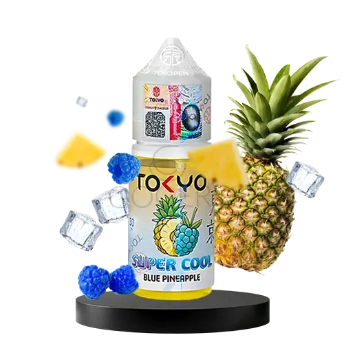 خرید سالت تمشک آبی آناناس یخ توکیو (30میل)