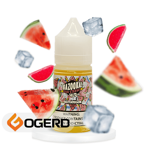 سالت پاستیل هندوانه یخ بازوکا (30میل) BAZOOKA WATERMELON ICE