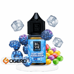 BLVK BUBBA BLUE RAZZ BUBBLEGUM ICE30ml 2 سالت آدامس تمشک یخ بی ال وی کی (30میل) BLVK BUBBA BLUE RAZZ BUBBLEGUM ICE