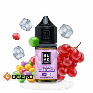 سالت آدامس انگور یخ بی ال وی کی (30میل) BLVK BUBBA GRAPE BUBBLEGUM ICE
