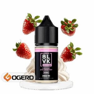 سالت نیکوتین خامه توت‌فرنگی (30میل) BLVK CREAMY STRAWBERRY