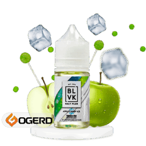 سالت آبنبات سیب ترش یخ بی ال وی کی (30 میل) Blvk Salt Plus Apple Candy Ice