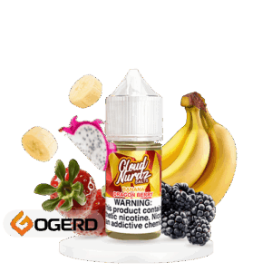 سالت موز دراگون فروت تمشک کلود نوردز (30میل) CLOUD NURDZ BANANA DRAGON BERRY