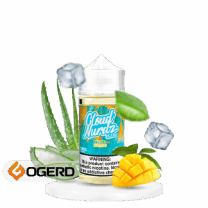 جویس آلوئه‌ورا انبه یخ کلود نوردز (100میل) CLOUD NURDZ ICED ALOE MANGO