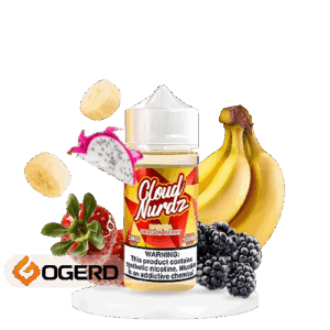 جویس موز دراگون فروت تمشک کلود نوردز (100میل) CLOUD NURDZ BANANA DRAGON BERRY