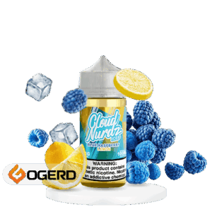 جویس تمشک لیمو یخ کلود نوردز (100میل) CLOUD NURDZ ICED BLUE RASPBERRY LEMON