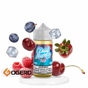 جویس گیلاس تمشک یخ کلود نوردز (100میل) CLOUD NURDZ ICED CHERRY BERRY