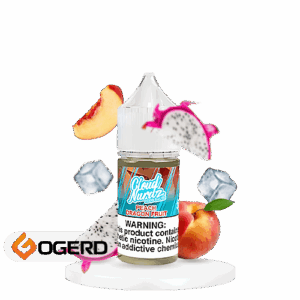 سالت هلو دراگون فروت یخ کلود نوردز (30میل) CLOUD NURDZ ICED PEACH DRAGON FRUIT