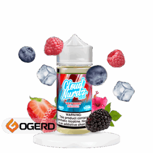 جویس تمشک شاتوت یخ کلود نوردز (100میل) CLOUD NURDZ ICED VERY BERRY HIBISCUS