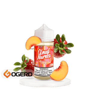 جویس توت فرنگی هلو کلودنوردز (100میل) CLOUD NURDZ STRAWBERRY PEACH