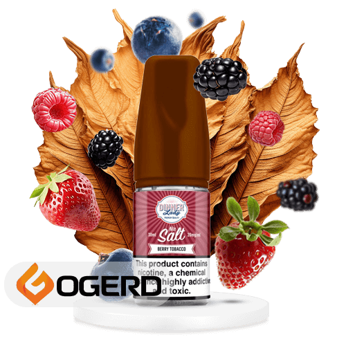 سالت تنباکو بلوبری تمشک (30میل) DINNER LADY BERRY TOBACCO