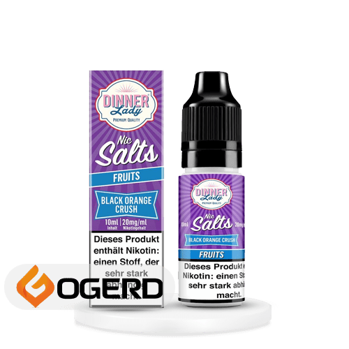 سالت انگورفرنگی پرتقال یخ (10 میل) DINNER LADY BLACK ORANGE CRUSH