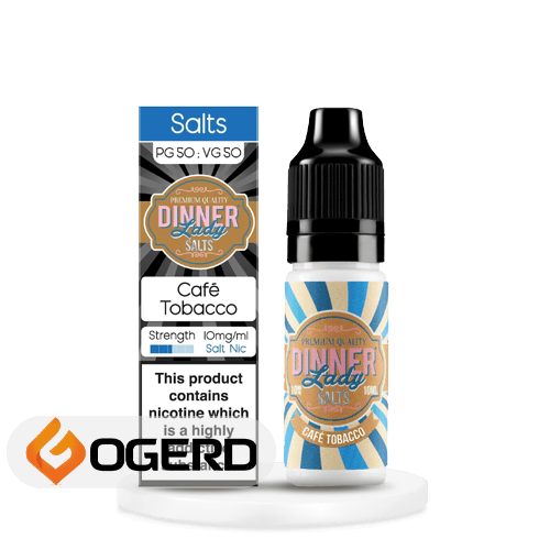 سالت تنباکو قهوه خامه دینرلیدی (10میل) DINNER LADY CAFE TOBACCO