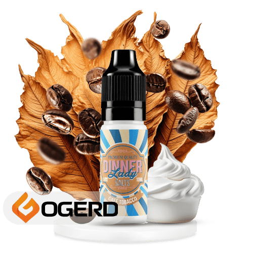 سالت تنباکو قهوه خامه دینرلیدی (10میل) DINNER LADY CAFE TOBACCO