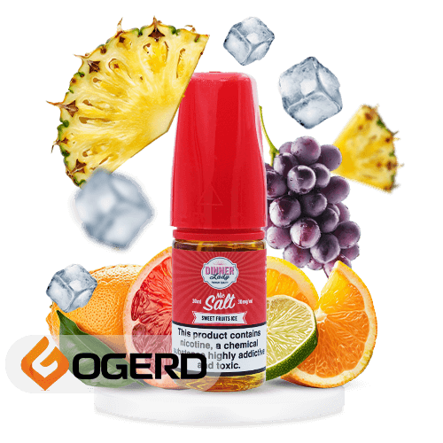 سالت مرکبات توت فرنگی یخ دینرلیدی (30 میل) DINNER LADY SWEET FRUITS ICE