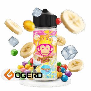 جویس آدامس بادکنکی موز یخ (120میل) DR.VAPES BUBBLEGUM KINGS BANANA ICE
