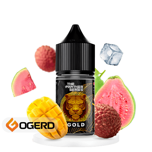 سالت لیچی انبه گواوا دکتر ویپز (30میل) DR.VAPES PANTHER GOLD