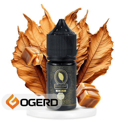 سالت نیکوتین تنباکو کارامل گلدلیف (30میل) GOLD LEAF G.M.T