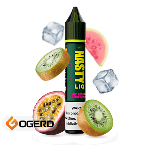 سالت کیوی پشن فروت یخ نستی (30 میل) NASTY LIQ KIWI PASSION FRUIT GUAVA