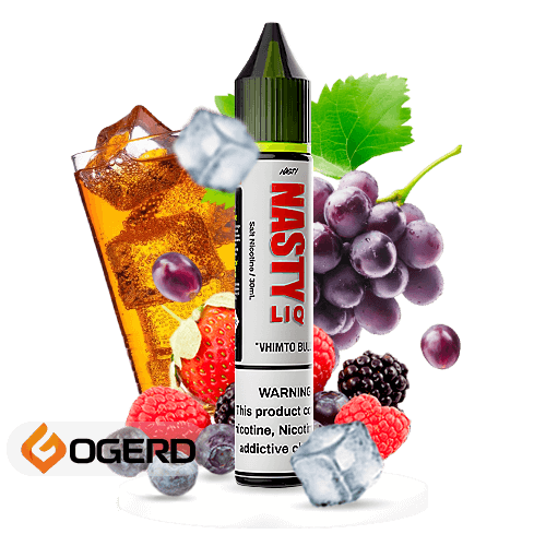 سالت انگور نوشابه انرژی زا یخ نستی (30میل) NASTY LIQ VHIMTO BULL