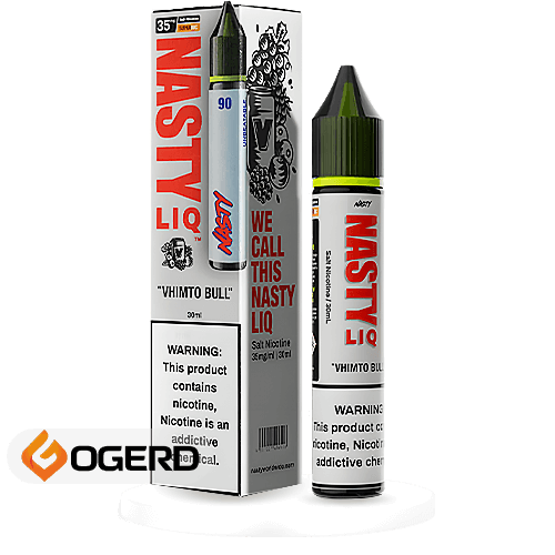 سالت انگور نوشابه انرژی زا یخ نستی (30میل) NASTY LIQ VHIMTO BULL