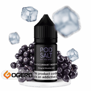 سالت انگورفرنگی یخ پاد سالت (30میل) POD SALT CORE BLACKCURRANT MENTHOL
