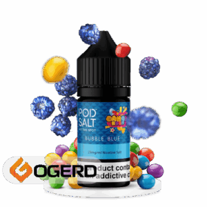 سالت آدامس تمشک آبی پاد سالت (30میل) POD SALT FUSION BUBBLE BLUE