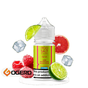 سالت لیمو تمشک یخ پاد سالت (30 میل) POD SALT NEXUS LIME RASPBERRY GRAPEFRUIT ICE