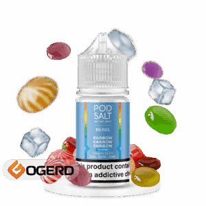 سالت آبنبات میوه ای یخ پاد سالت (30میل) POD SALT NEXUS RAINBOW ICE