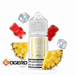سالت پاستیل آناناس یخ پاد سالت (30میل) POD SALT NEXUS WHITE GUMMY BEAR ICE