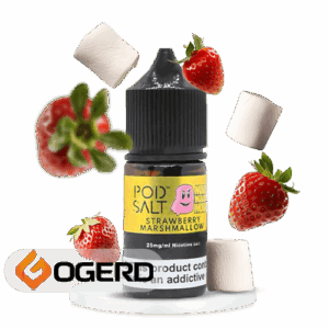 سالت مارشمالو توت فرنگی پاد سالت (30میل) Pod Salt Fusion Strawberry Marshmallow