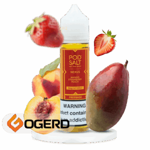 جویس انبه توت‌فرنگی پاد سالت (60میل) Pod Salt Nexus Mango Strawberry Peach