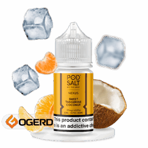 سالت نارنگی نارگیل یخ پاد سالت (30میل) Pod Salt Nexus Sweet Tangerine Coconut Ice