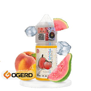 سالت گواوا هلو یخ (30میل) TOKYO ICED GUAVA PEACH