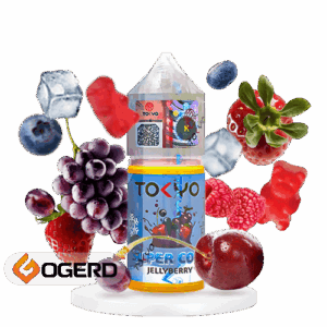 سالت ژله توت فرنگی یخ توکیو (30میل) TOKYO SUPER COOL JELLY BERRY