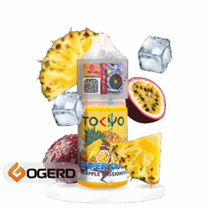 سالت آناناس پشن فروت یخ توکیو (30میل) TOKYO SUPER COOL PINEAPPLE PASSION FRUIT
