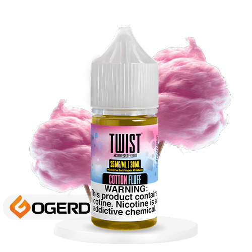 سالت پشمک صورتی توئیست (30میل) TWIST COTTEN FLUFF