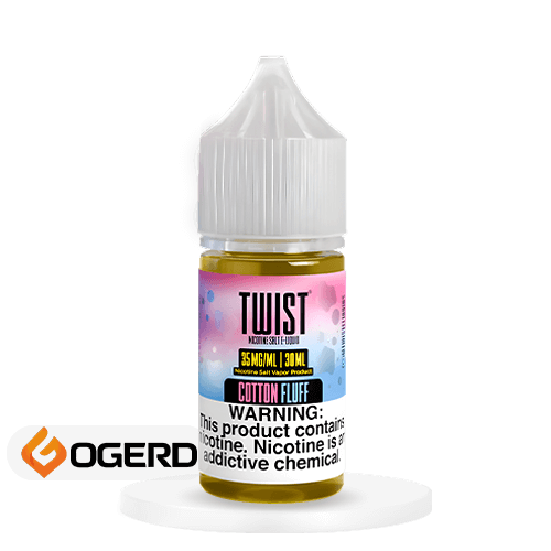 سالت پشمک صورتی توئیست (30میل) TWIST COTTEN FLUFF