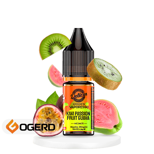 سالت کیوی گواوا ویپرسو (10میل) VAPORESSO DELICIU KIWI PASSION FRUIT GUAVA