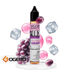 سالت آدامس انگور یخ ویگاد (30میل) VGOD MIX ICED BUBBLE GRAPES