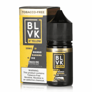 سالت انبه موز یخ BLVK Mango Banana Ice - N' Yellow - 30ml