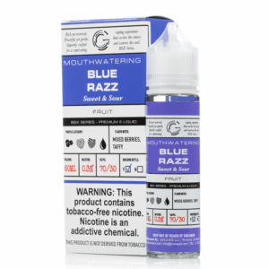 آبنبات بلوبری تمشک گلس Glas Blue Razz - Basix Series - 60ml