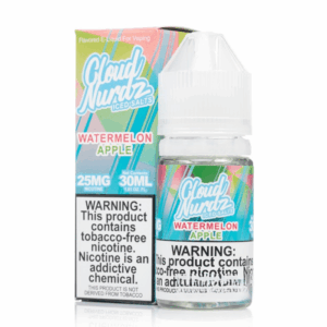 سالت کلود نوردز هندوانه سیب یخ ICED Watermelon Apple – Cloud Nurdz Salts