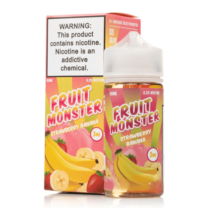 جویس توت فرنگی موز مانستر Strawberry Banana – Fruit Monster – 100ml