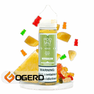 جویس پاستیل آناناس پاد سالت (60میل) POD SALT WHITE GUMMY BEAR